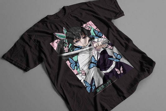 Playera Kanao Demon Slayer Kimetsu no Yaiba Mariposas
