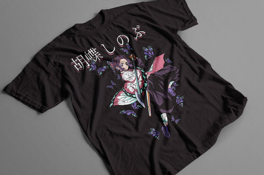 Playera Shinobu Kocho Demon Slayer Kimetsu no Yaiba Mariposas