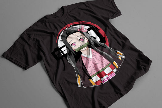 Playera Nezuko Demon Slayer Kimetsu no Yaiba Diseño Clásico