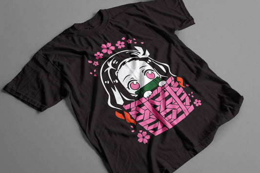 Playera Nezuko Chibi Demon Slayer Kimetsu no Yaiba Kawaii