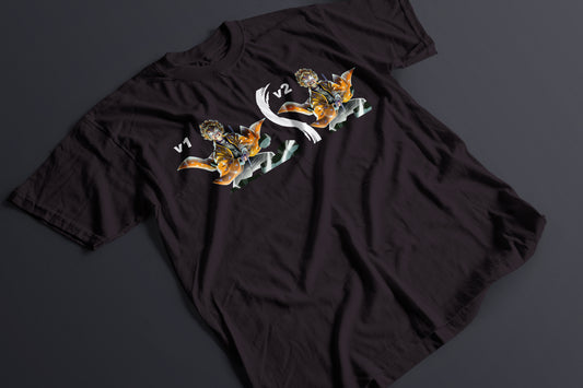 Playera Zenitsu Demon Slayer Kimetsu no Yaiba Doble Versión