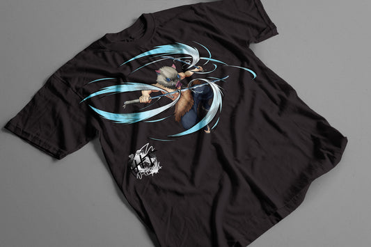 Playera Inosuke Demon Slayer Kimetsu no Yaiba Jabalí Salvaje