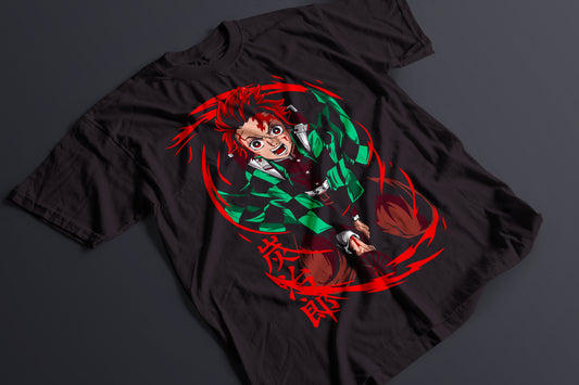 Playera Tanjiro Kamado Demon Slayer Kimetsu no Yaiba Héroe