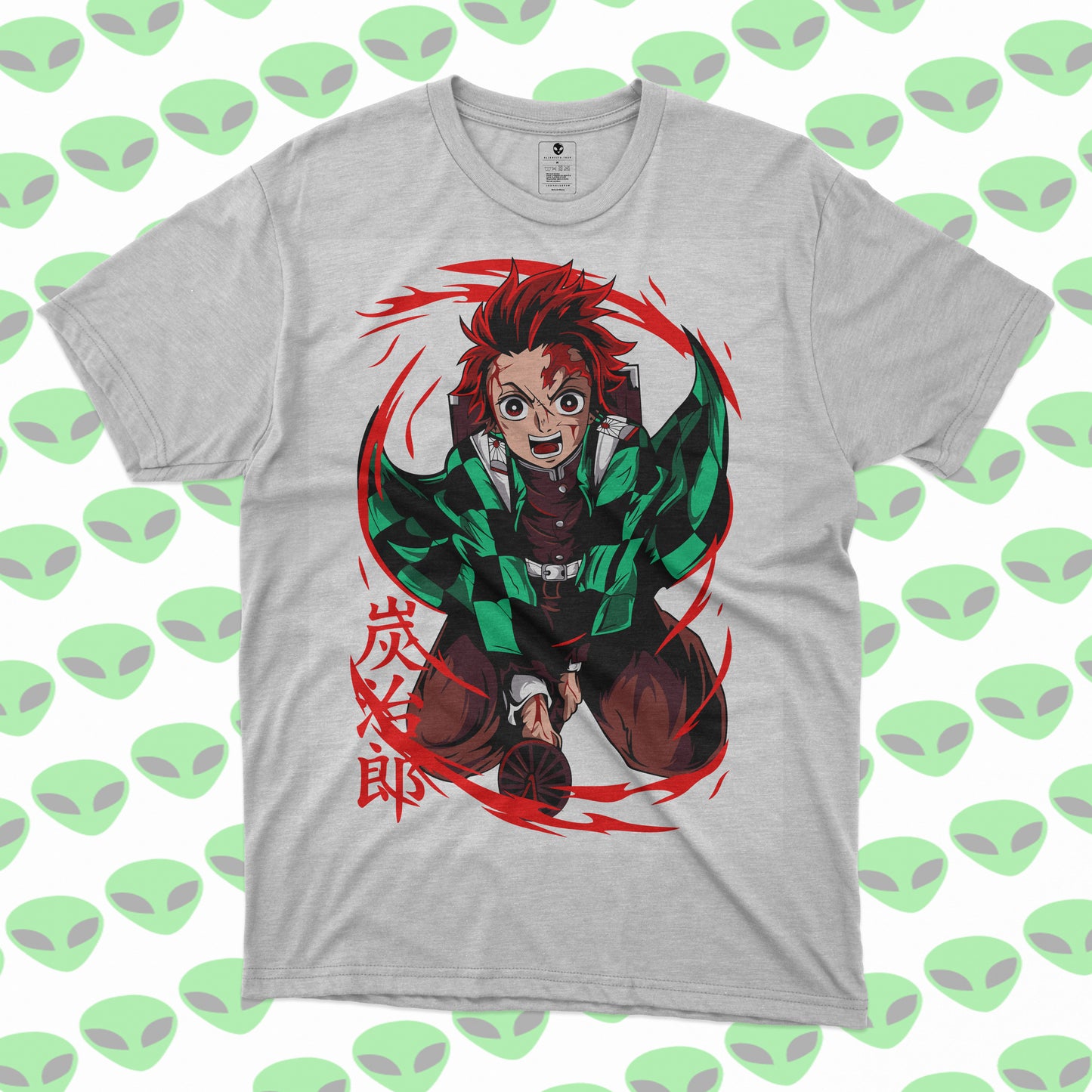 Playera Tanjiro Kamado Demon Slayer Kimetsu no Yaiba Héroe