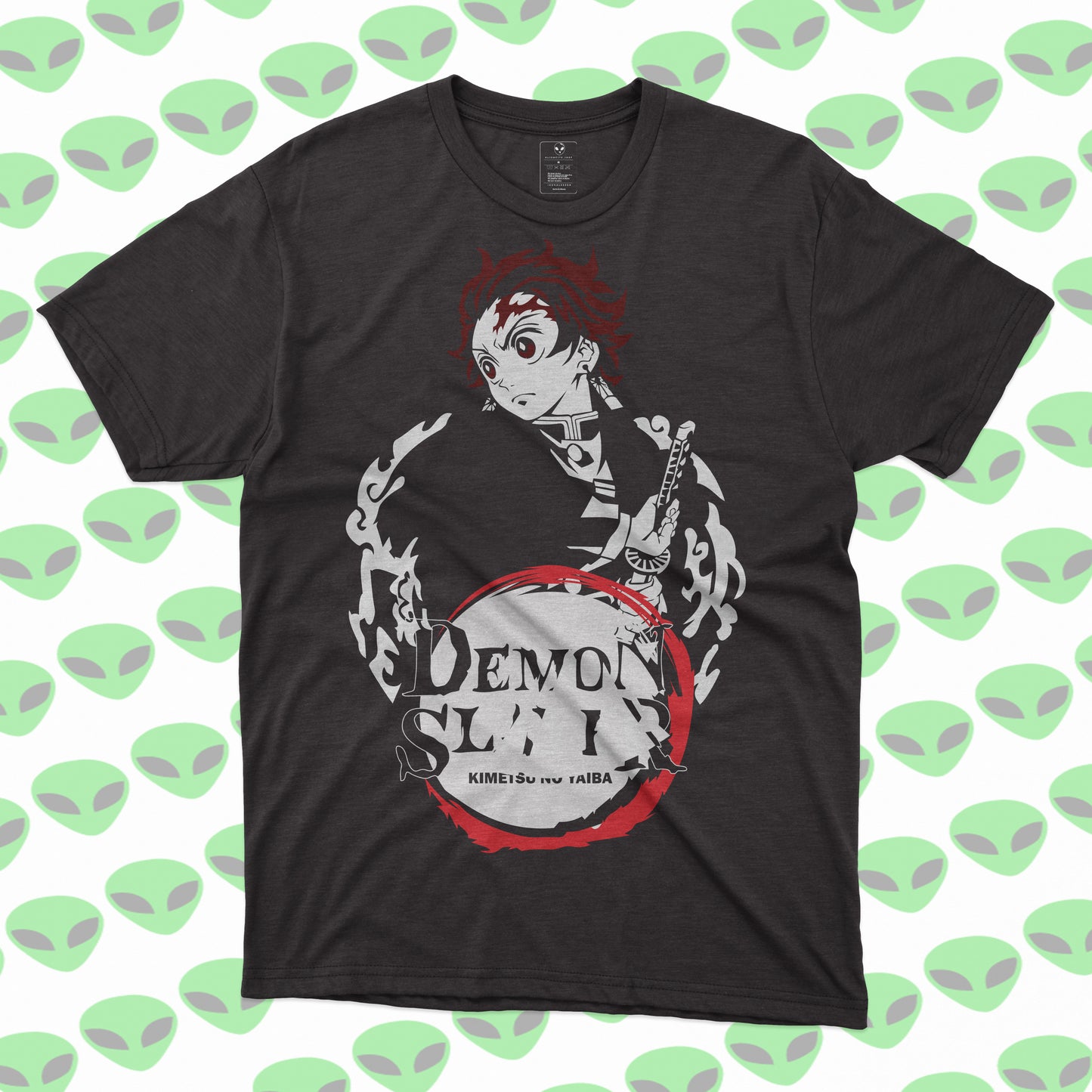 Playera Tanjiro Kimetsu no Yaiba Demon Slayer Espada de Fuego