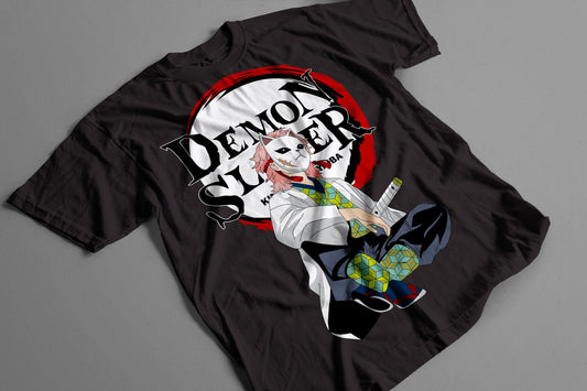 Playera Sabito Demon Slayer Kimetsu no Yaiba Máscara de Zorro