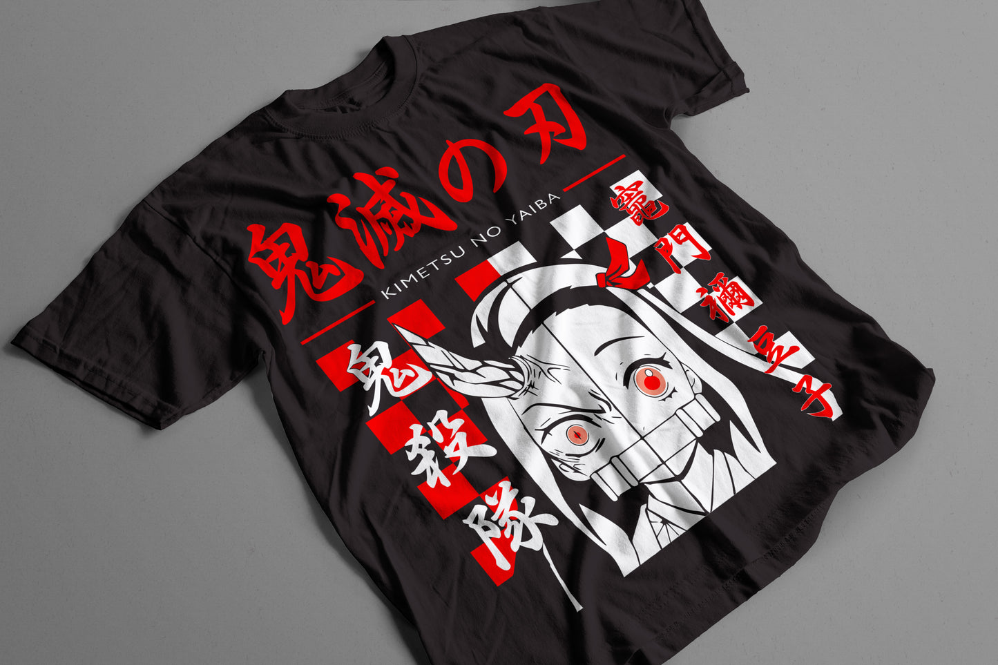 Playera Nezuko Oni Kimetsu no Yaiba Demon Slayer Transformación