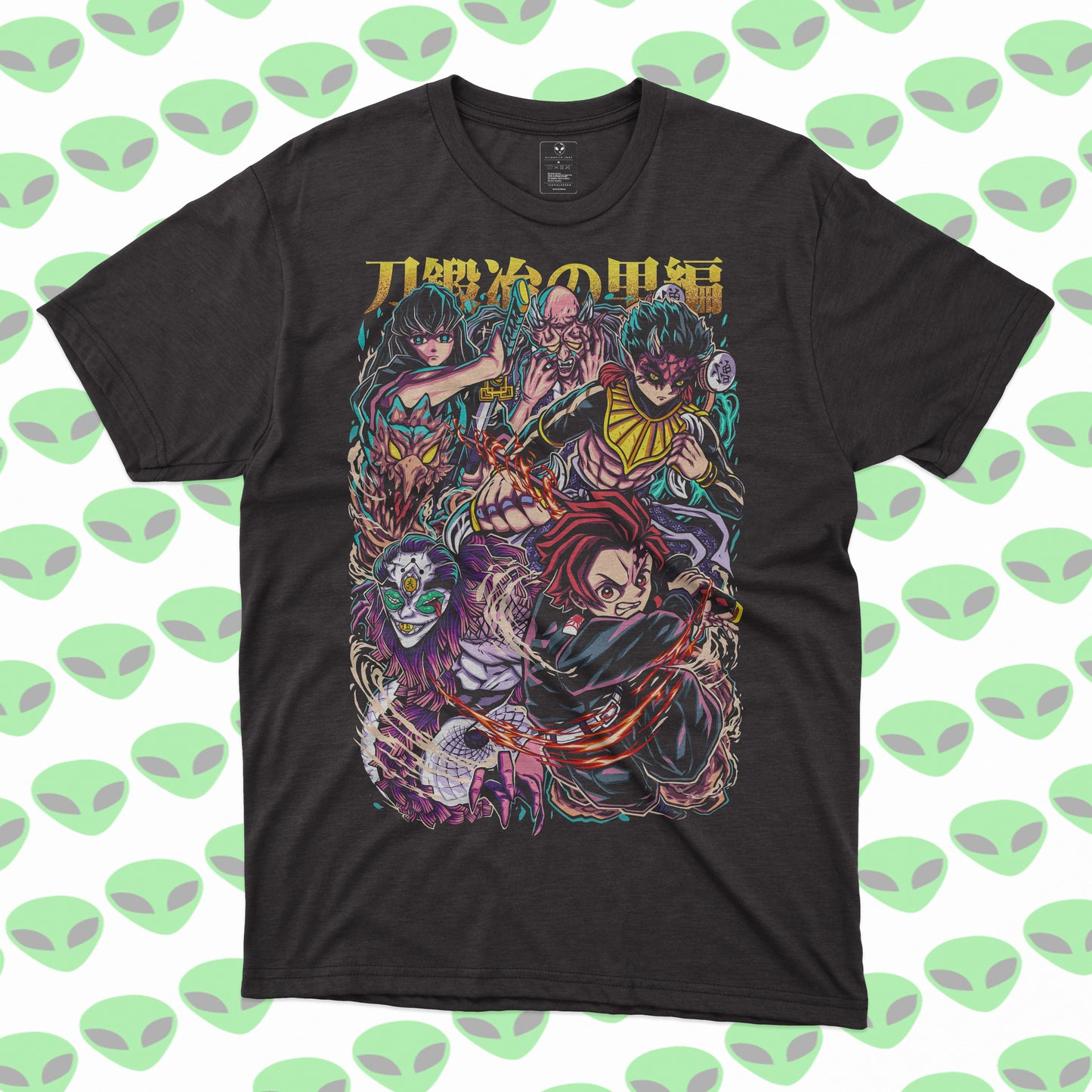 Playera Arco Aldea de los Herreros Kimetsu no Yaiba Estilo Épico Demon Slayer