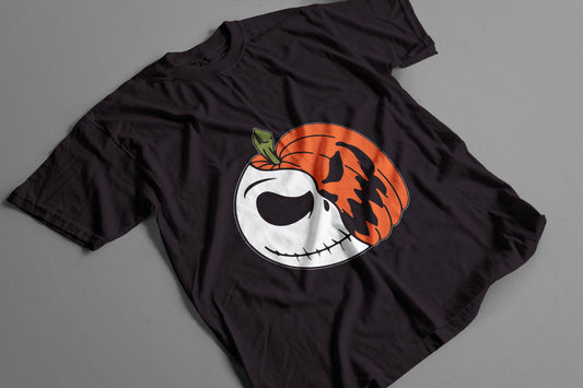 Playera Jack Calabaza Doble Cara Pesadilla Antes de Navidad