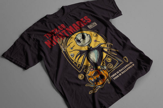 Playera Jack Skellington This Is Halloween Diseño Retro
