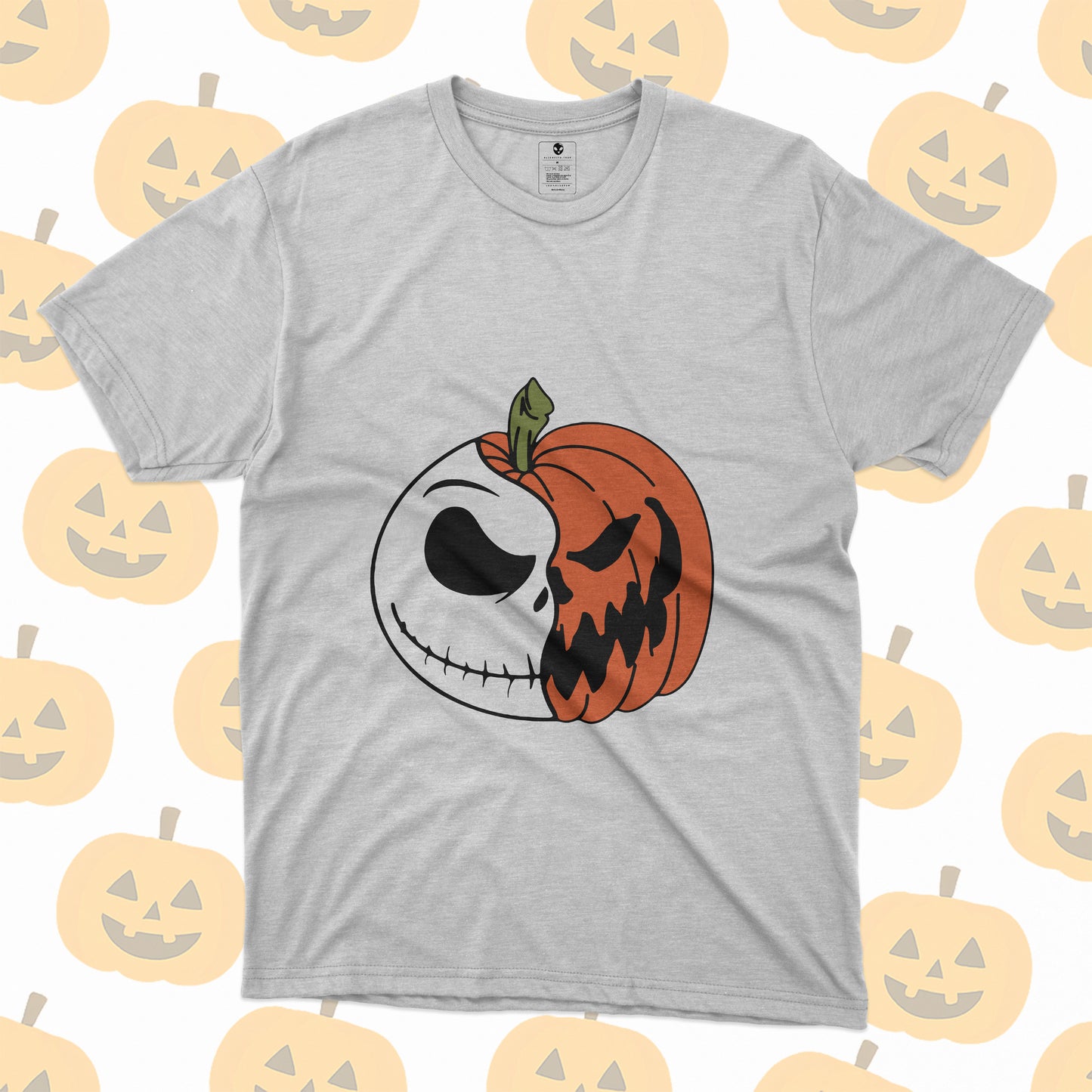 Playera Jack Calabaza Doble Cara Pesadilla Antes de Navidad