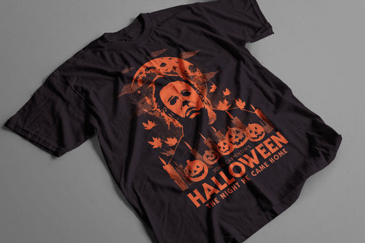 Playera Michael Myers Clásico Póster Halloween Retro