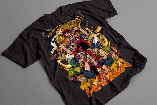 Playera Akaza Demon Slayer Kimetsu no Yaiba Villano Épico