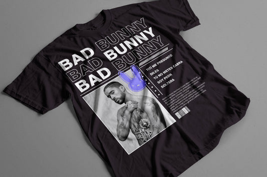 Playera Bad Bunny Moda Reguetón Trap