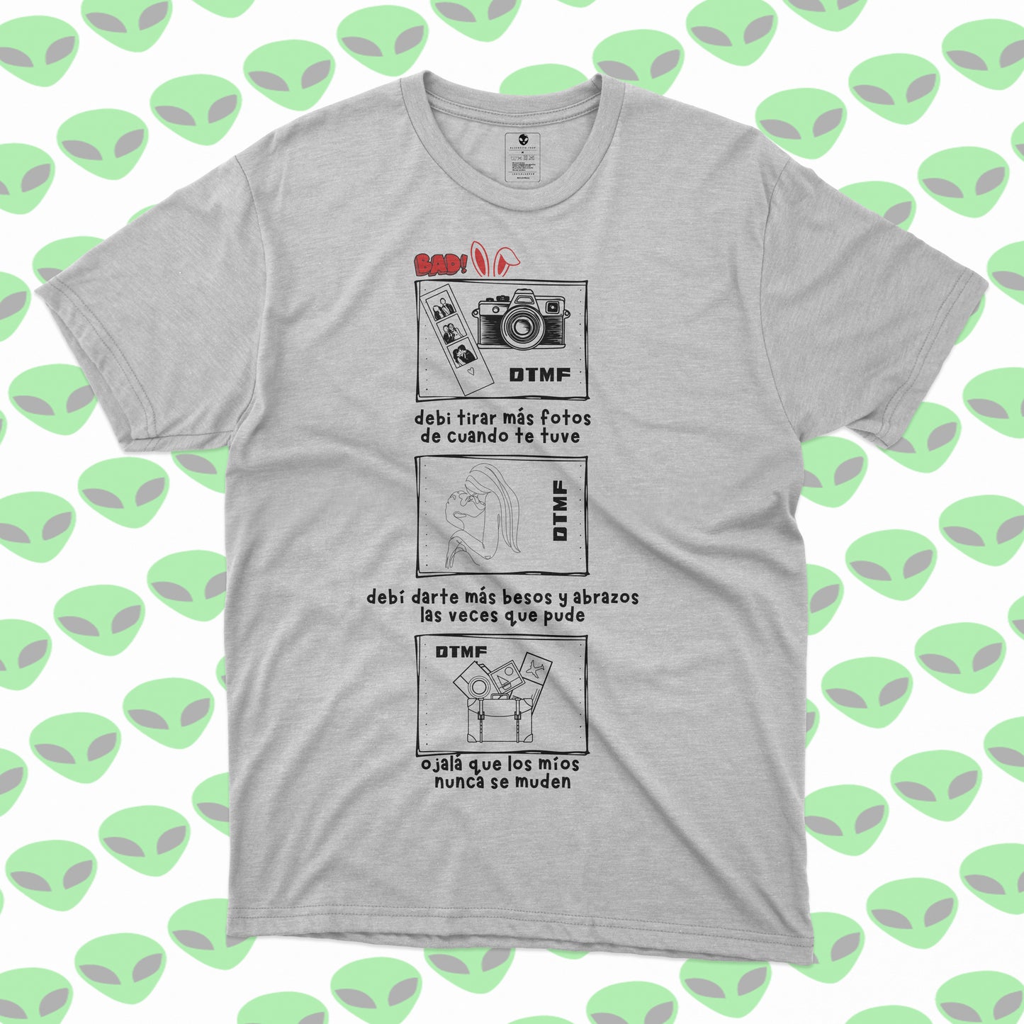 Playera Bad Bunny DtMF Ilustraciones