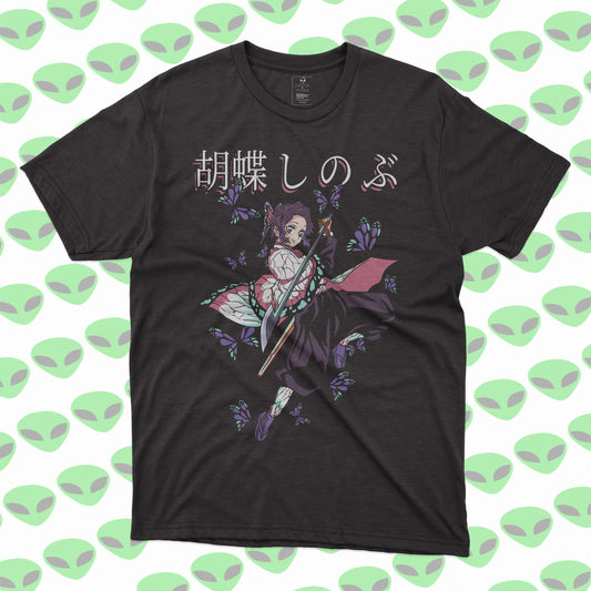 Playera Shinobu Kocho Demon Slayer Kimetsu no Yaiba Mariposas