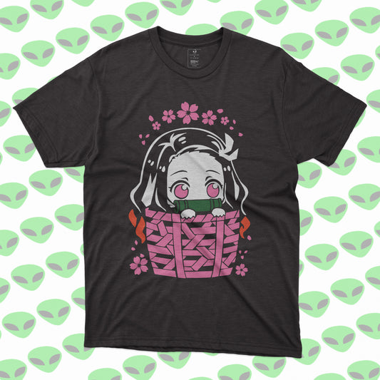 Playera Nezuko Chibi Demon Slayer Kimetsu no Yaiba Kawaii