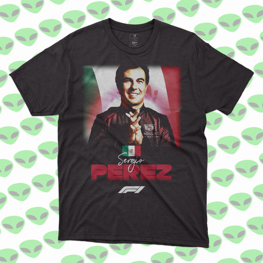Playera Sergio Pérez Cadillac Fórmula 1 México