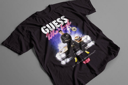 Playera Checo Pérez Guess Who’s Back Cadillac Racing
