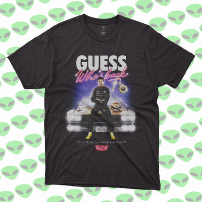 Playera Checo Pérez Guess Who’s Back Cadillac Racing