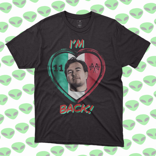 Playera Checo Pérez Regreso F1 México 11