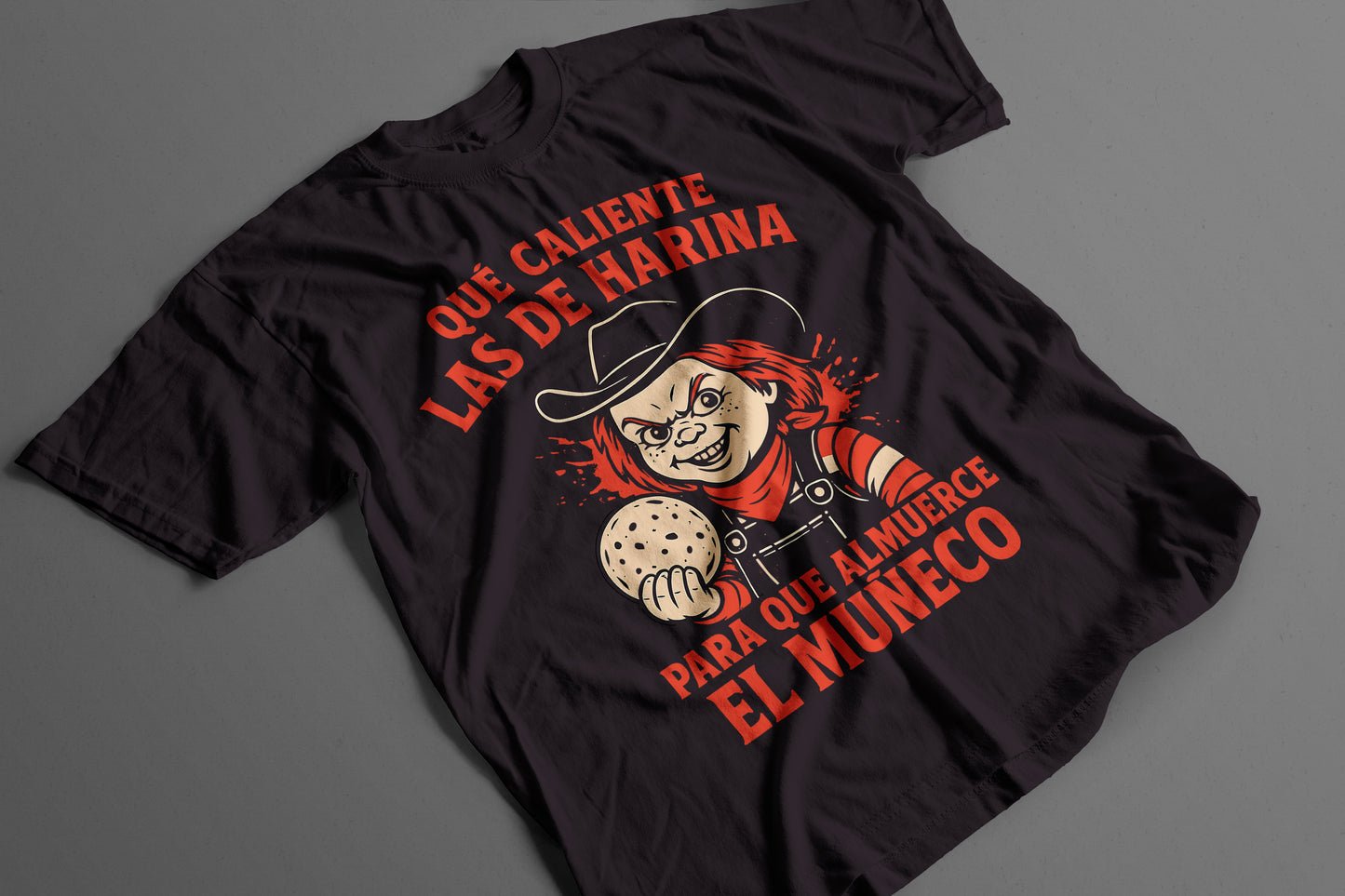 Playera Chucky Norteño – Qué caliente las de harina V3