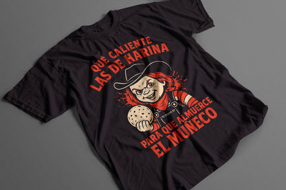 Playera Chucky Norteño – Qué caliente las de harina V3