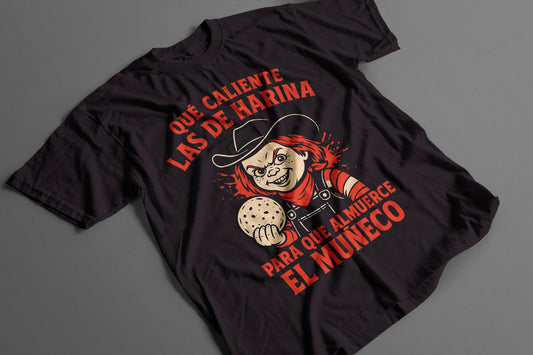 Playera Chucky Norteño – Qué caliente las de harina V3