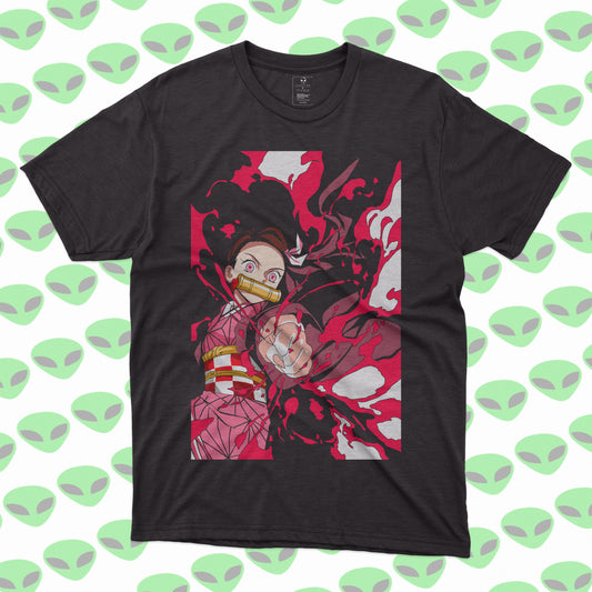 Playera Nezuko Demon Slayer Kimetsu no Yaiba Poder Demoníaco