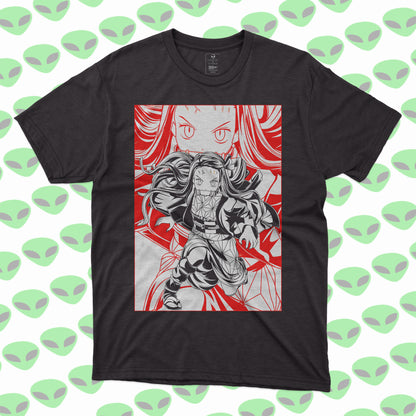 Playera Nezuko Kimetsu no Yaiba Demon Slayer Poder Desatado