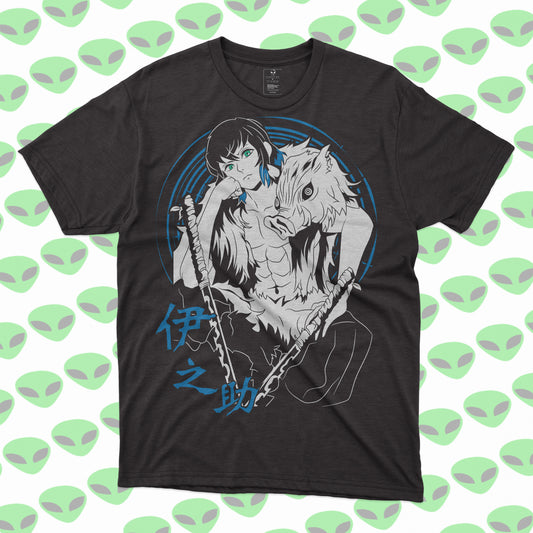 Playera Inosuke Kimetsu no Yaiba Demon Slayer Bestia Salvaje