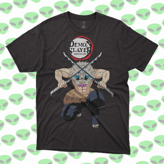 Playera Inosuke Demon Slayer Kimetsu no Yaiba Máscara de Jabalí