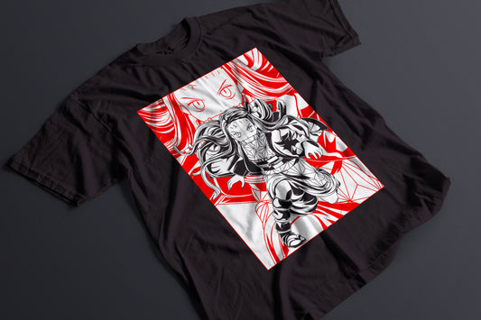 Playera Nezuko Kimetsu no Yaiba Demon Slayer Poder Desatado