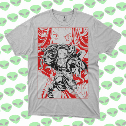 Playera Nezuko Kimetsu no Yaiba Demon Slayer Poder Desatado