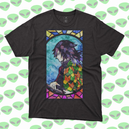 Playera Giyu Tomioka Demon Slayer Kimetsu no Yaiba Estilo Vitral
