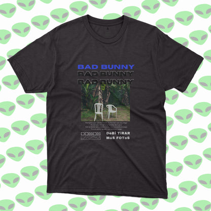 Playera Bad Bunny Sillas Tropicales