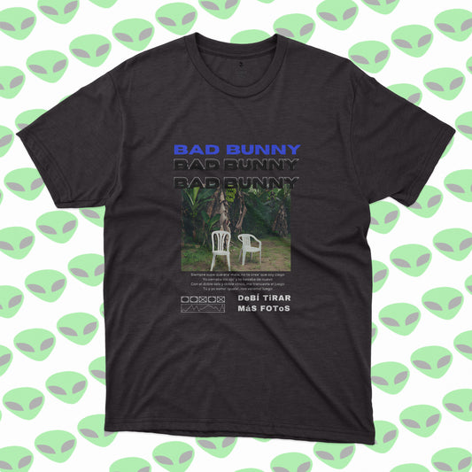 Playera Bad Bunny Sillas Tropicales