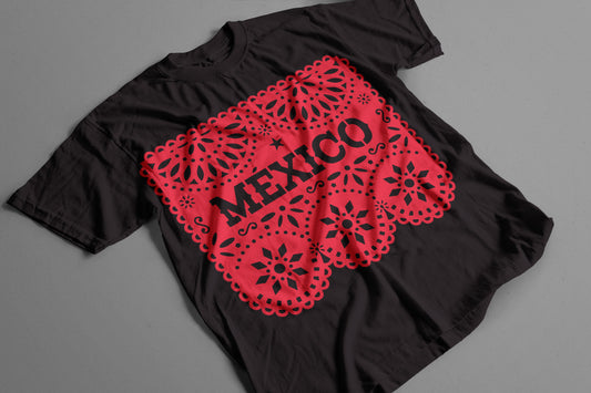 Playera México con Papel Picado