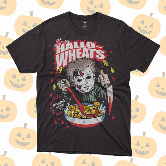 Playera Michael Myers Cereal Parodia Slasher Vintage