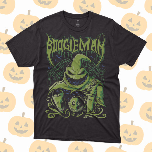 Playera Oogie Boogie Villano Halloween Diseño Metal/Gótico Vintage