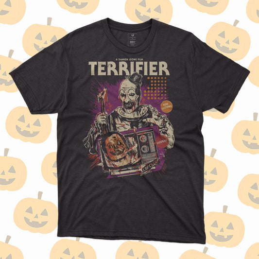 Playera Terrifier Art the Clown Póster Retro Horror
