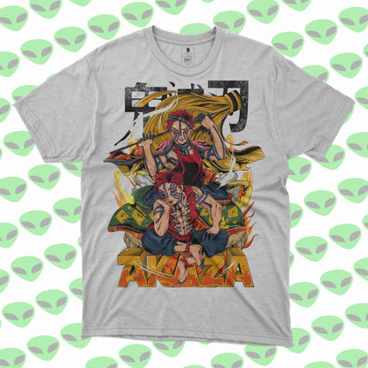 Playera Akaza Demon Slayer Kimetsu no Yaiba Villano Épico