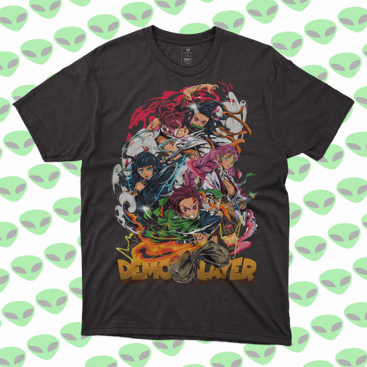 Playera Demon Slayer Kimetsu no Yaiba Grupo de Personajes