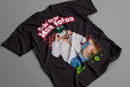 Playera Bad Bunny Debí Tirar Más Fotos Cámara Retro