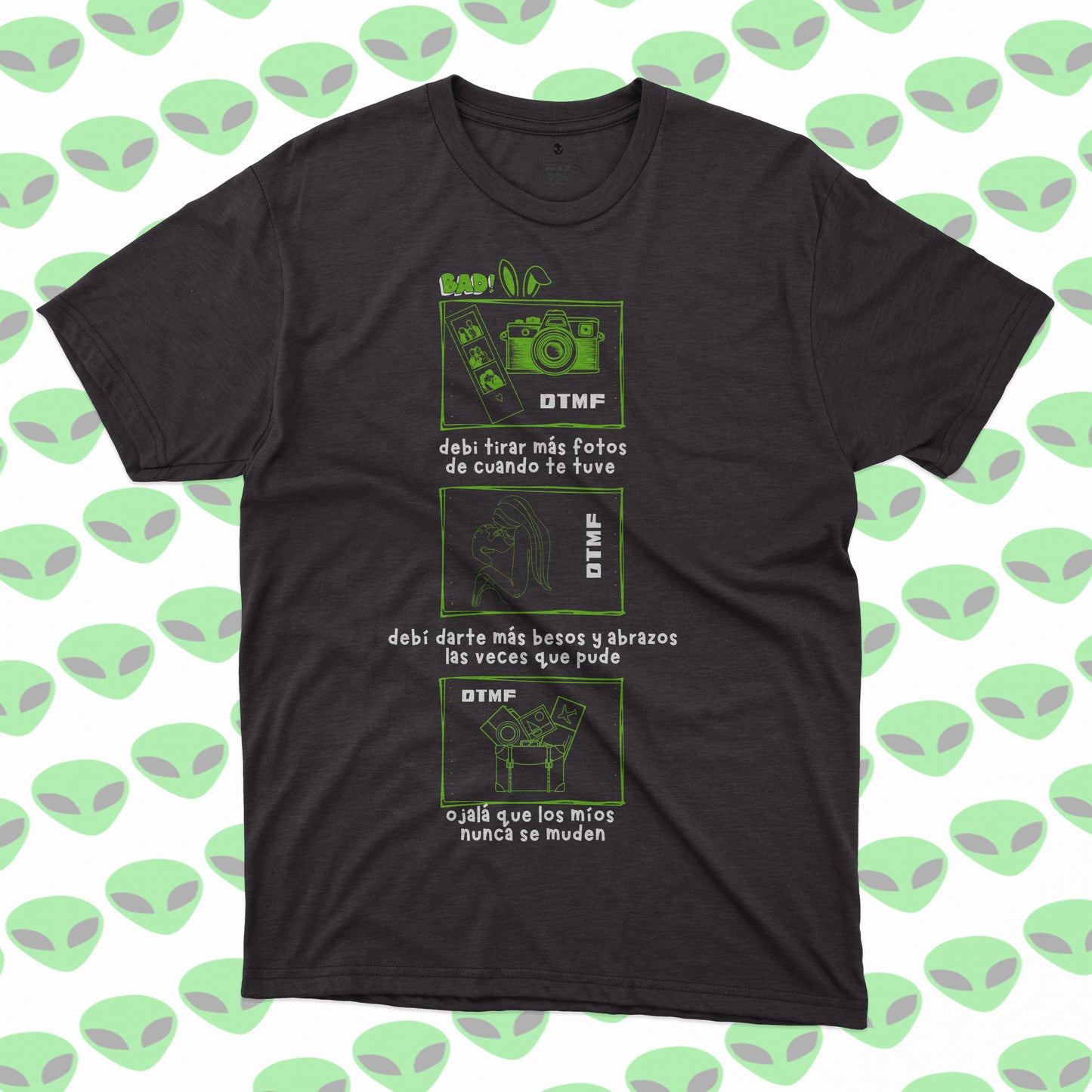 Playera Bad Bunny DtMF Ilustraciones