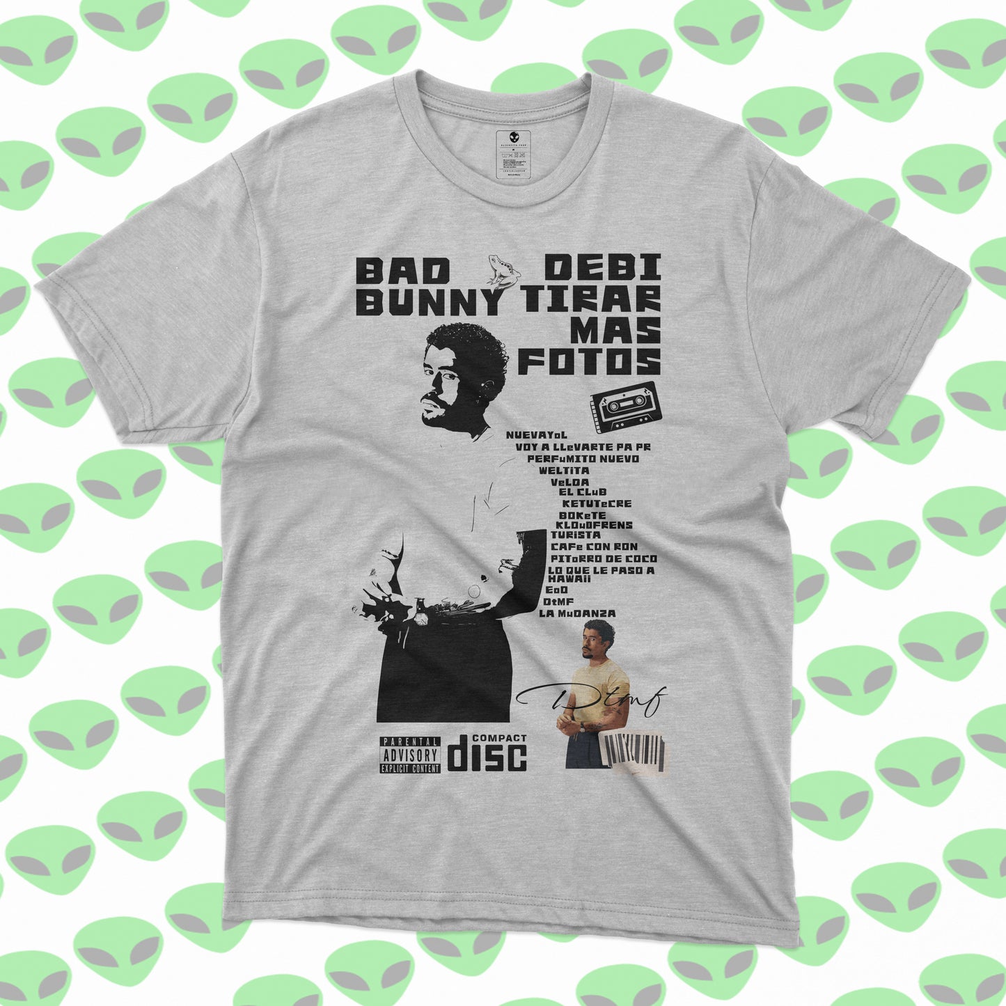 Playera Bad Bunny Debí Tirar Más Fotos Estilo Vintage