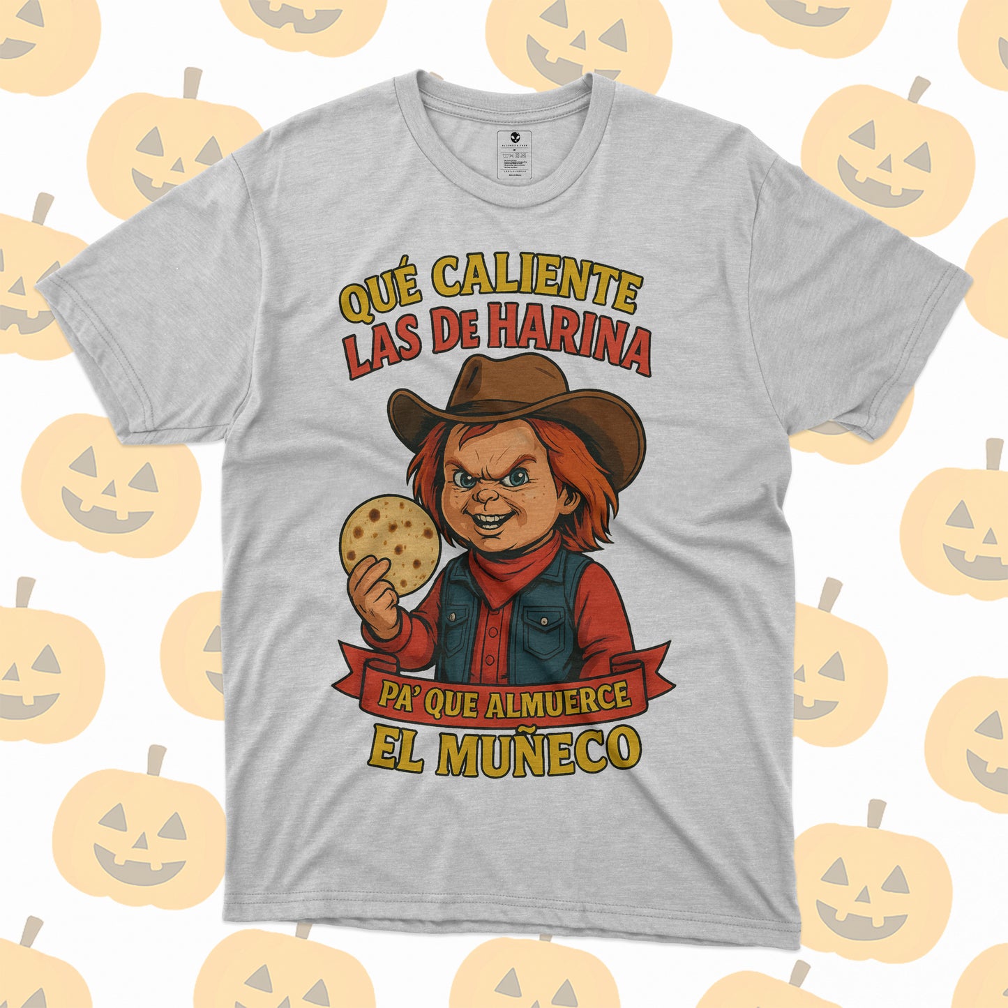Playera Chucky Norteño – Qué caliente las de harina V1