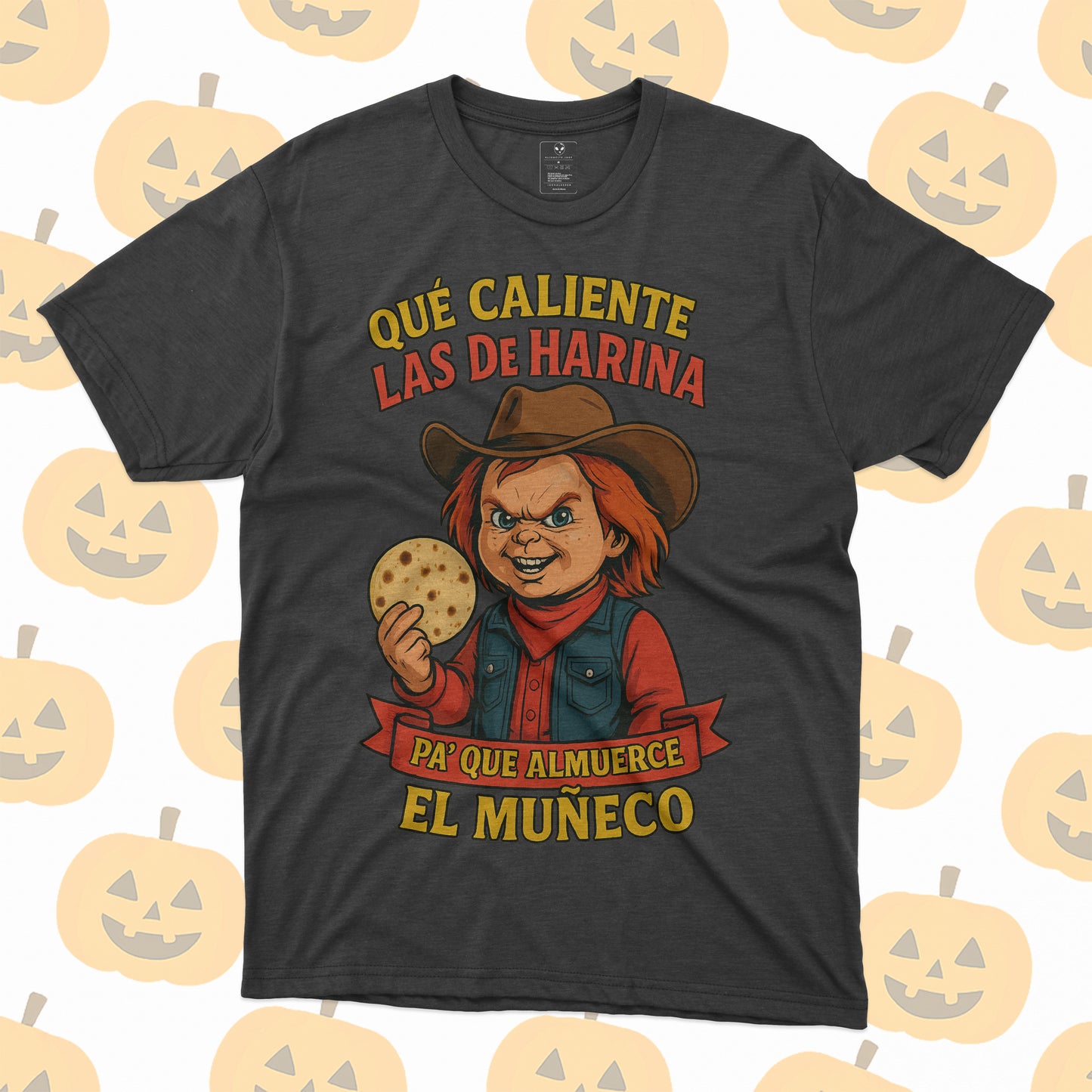 Playera Chucky Norteño – Qué caliente las de harina V1