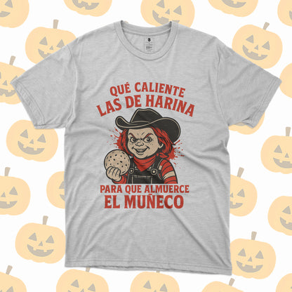 Playera Chucky Norteño – Qué caliente las de harina V3
