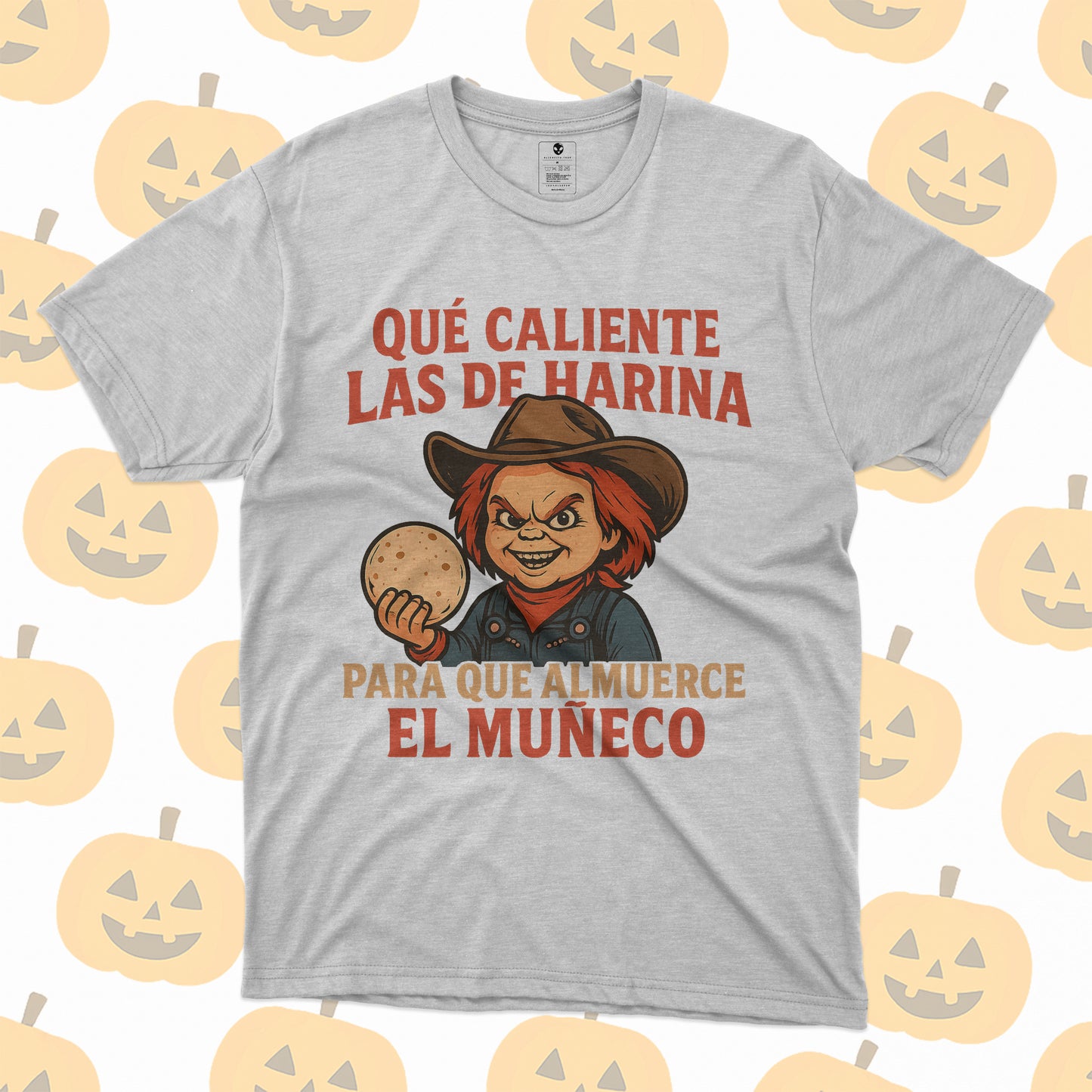 Playera Chucky Norteño – Qué caliente las de harina V2